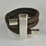 Dark Cork Stick Shape Ring
